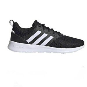 Adidas QT Racer 2.0 Runner Black/White Women's running shoes size 8.5 NEW